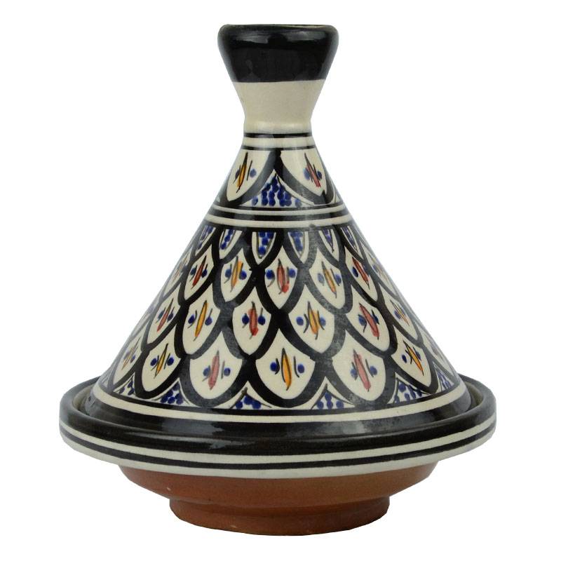 Tajine with Berber patterns 20cm Soukdecor