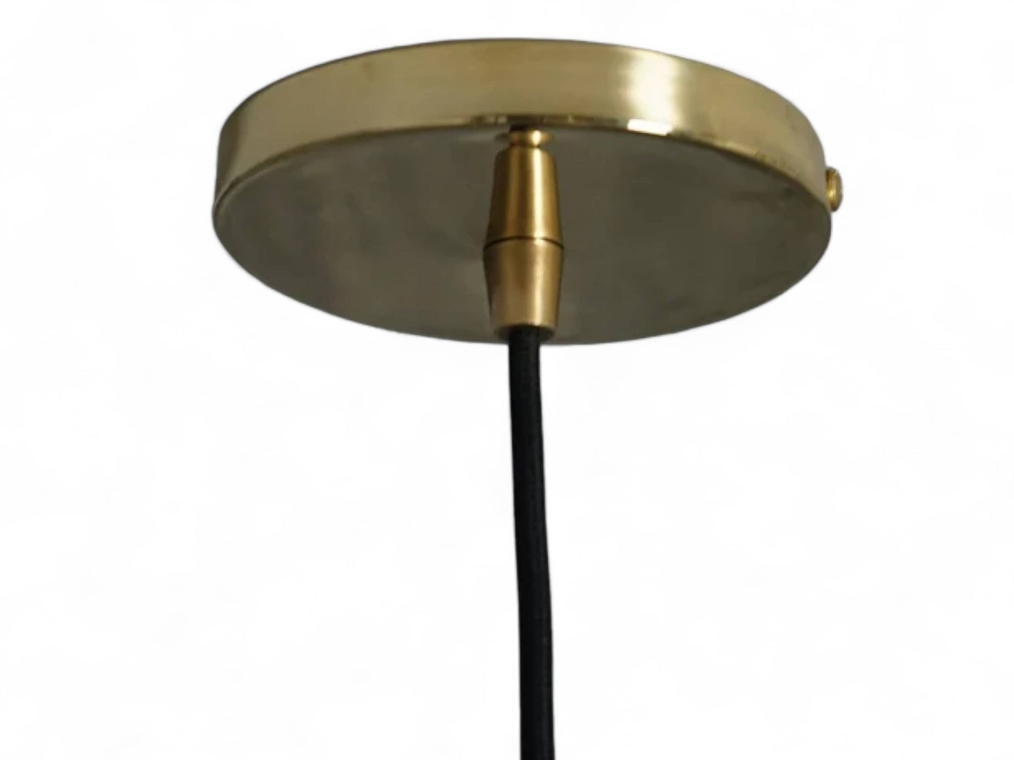 Handcrafted Hammered Brass Cylindrical Pendant Ceiling Light Fixture Soukdecor
