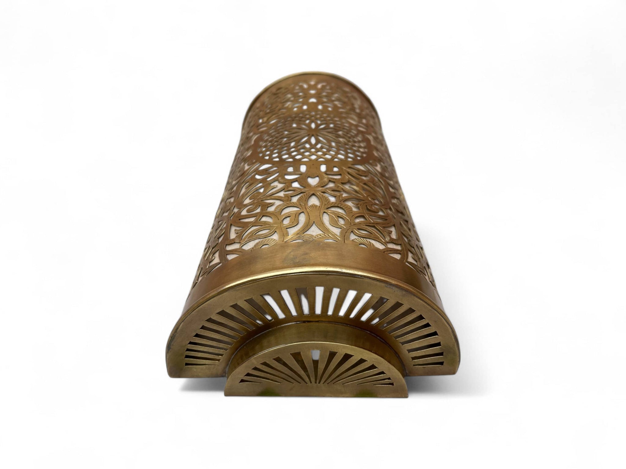 Set of 2 Moroccan Brass Wall Sconces – Handmade Boho Wall Lights for Bedroom, Hallway, or Living Room Decor Soukdecor