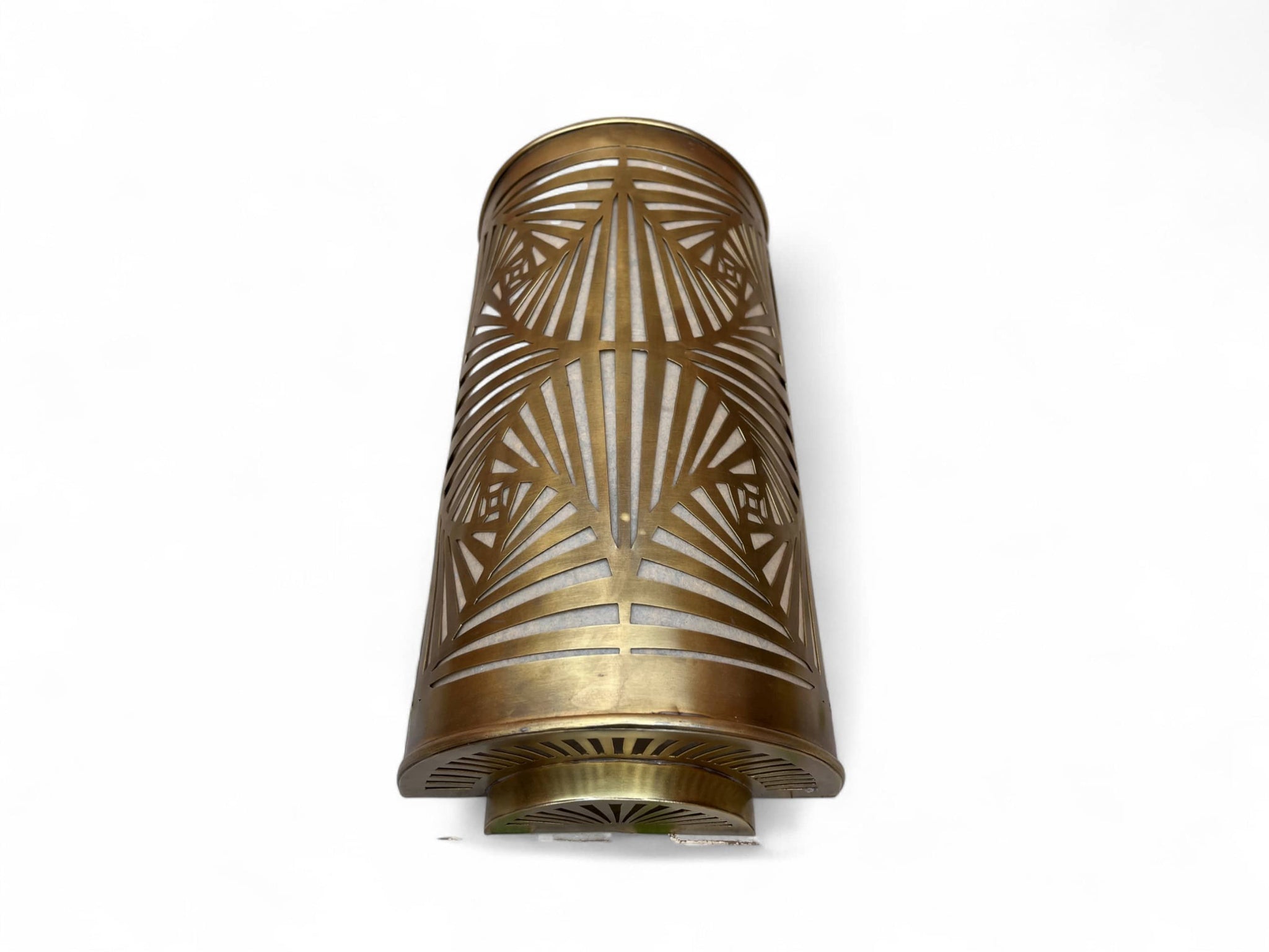Set of 2 Handmade Moroccan Brass Wall Sconces – Intricate Filigree Lighting for Warm, Ambient Glow Soukdecor