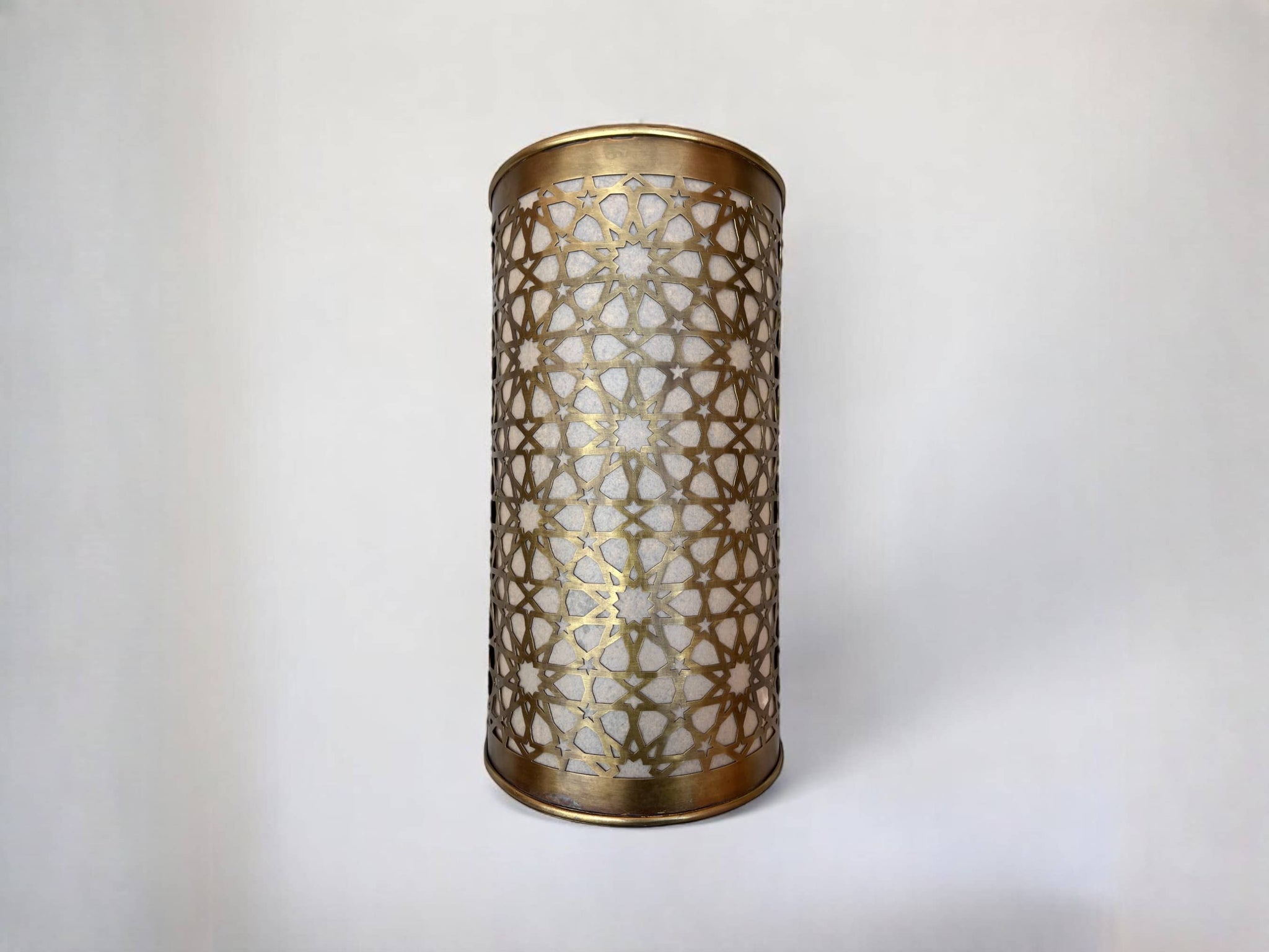 Set of 2 Moroccan Brass Wall Sconces – Handcrafted Filigree Lighting for Elegant Ambiance Soukdecor