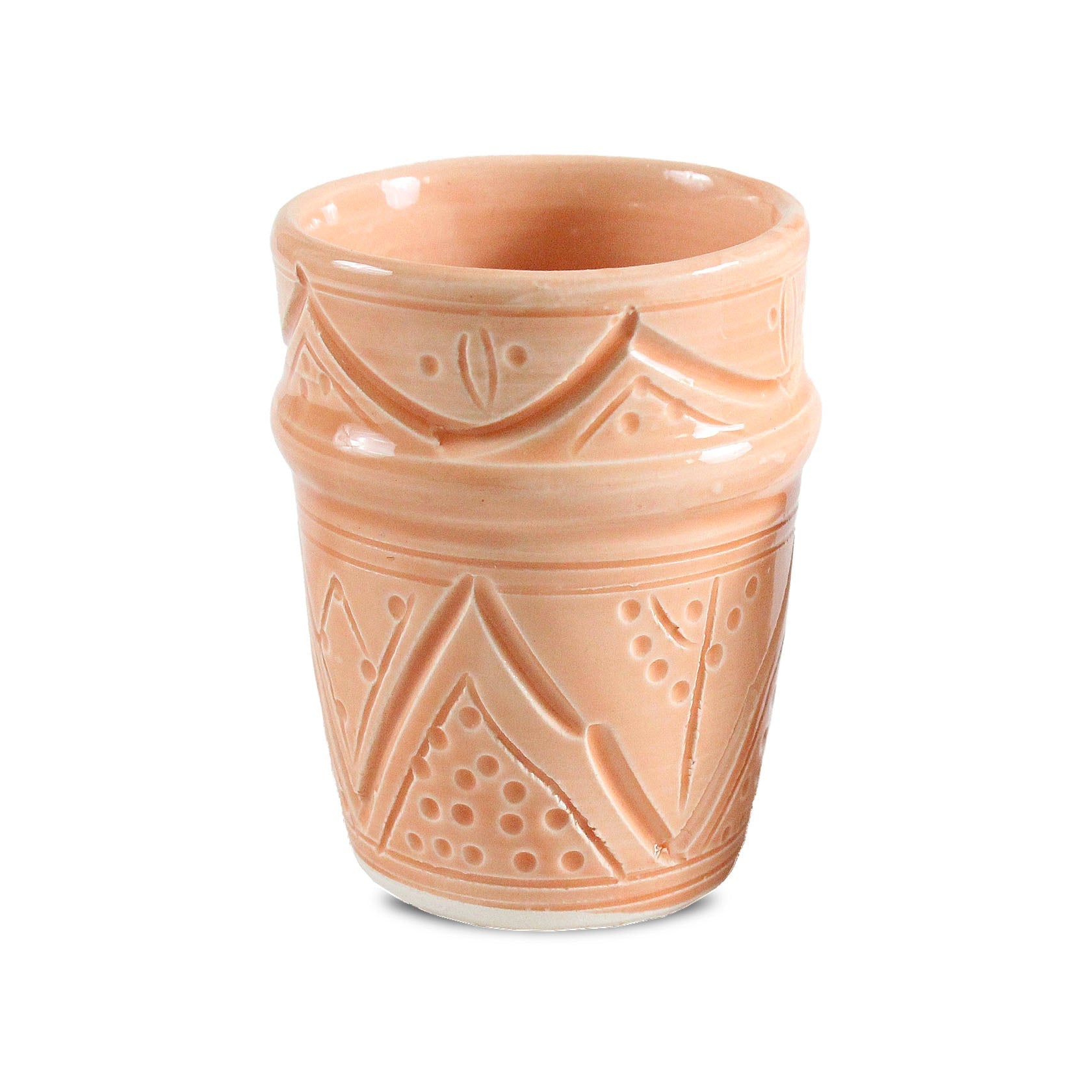 Beige Nomad Engraved Mug Soukdecor