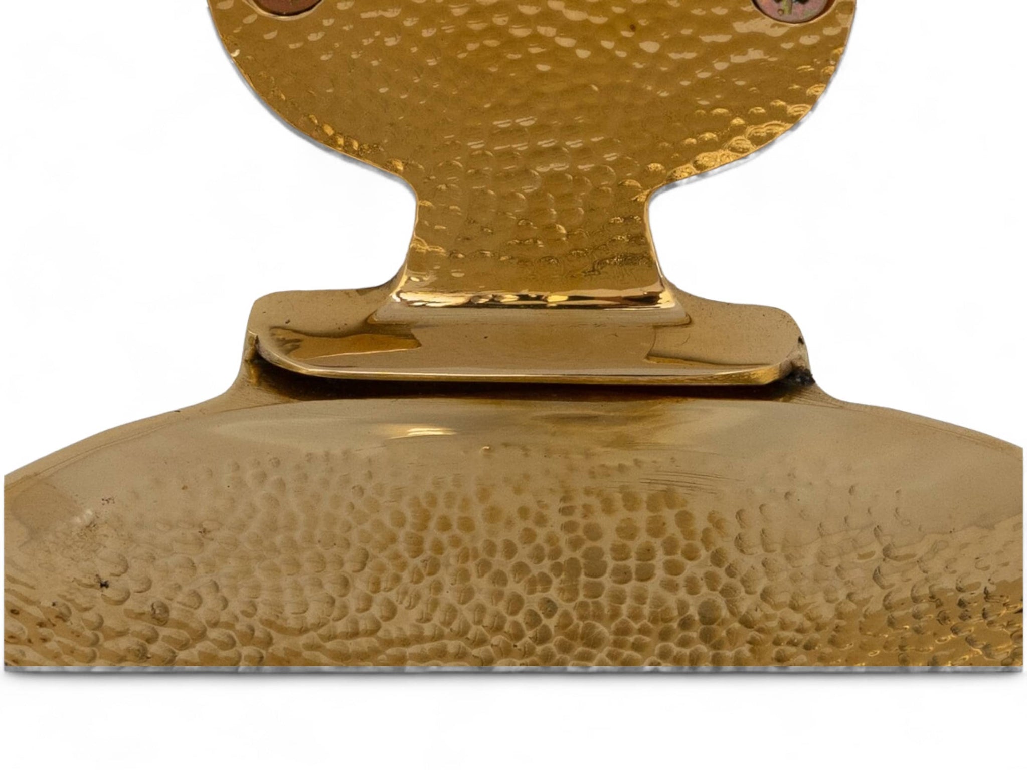 Hand Hammered Solid Brass Soap Holder - Elegant Wall-Mounted Soap Dish Soukdecor