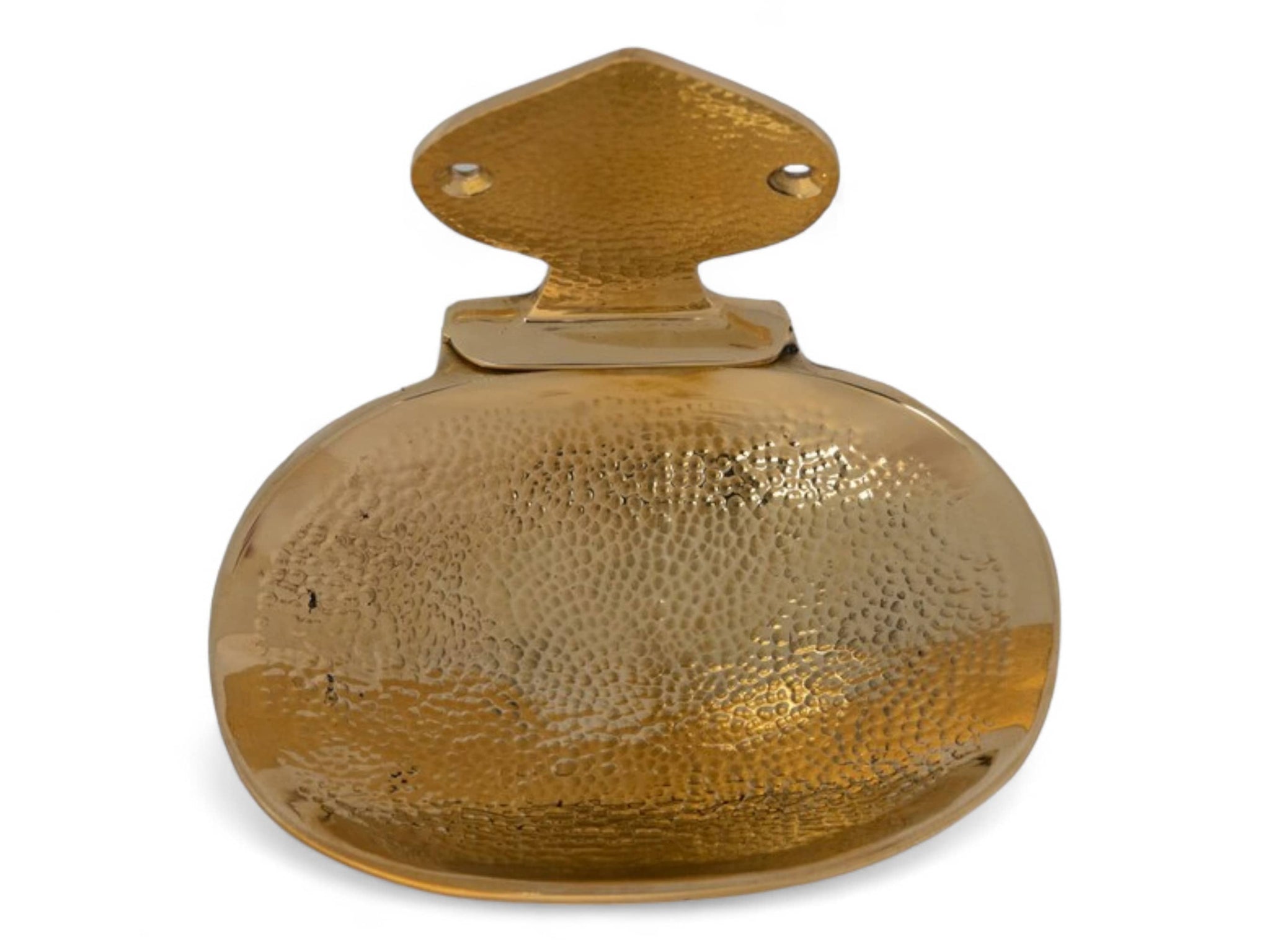 Hand Hammered Solid Brass Soap Holder - Elegant Wall-Mounted Soap Dish Soukdecor