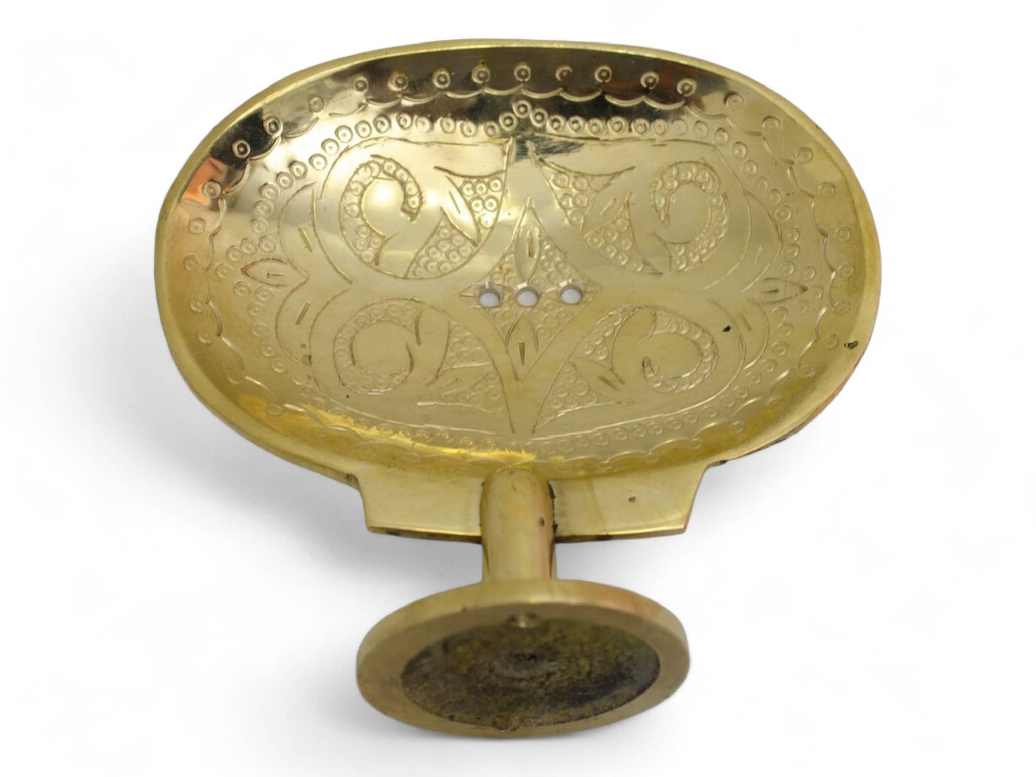 Handcrafted Solid Brass Wall-Mounted Soap Holder - Elegant Bathroom Soap Dish Soukdecor