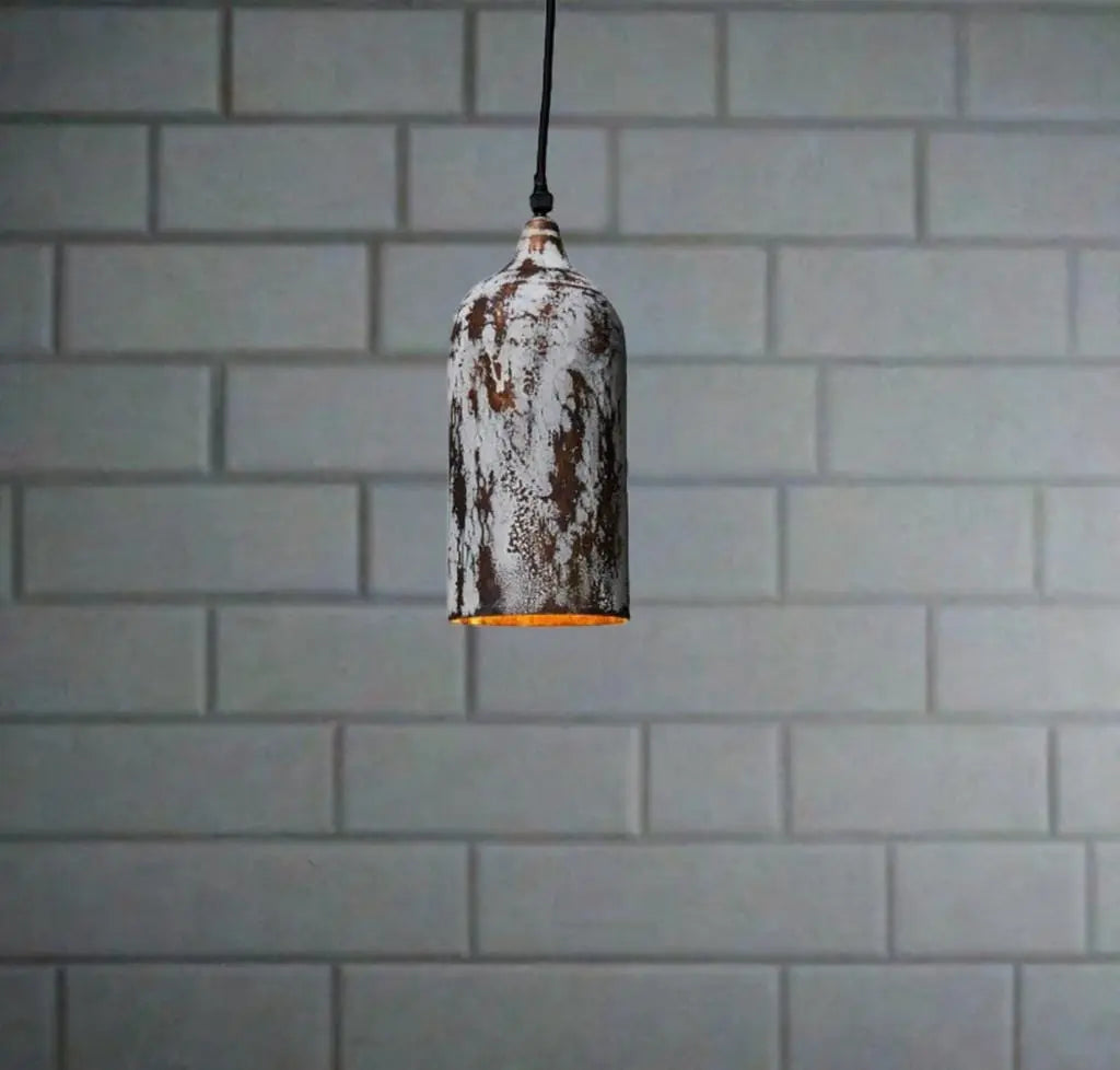 Handcrafted Vintage Copper Ceiling Lamp Rustic Pendant Light,Copper pendant light Soukdecor