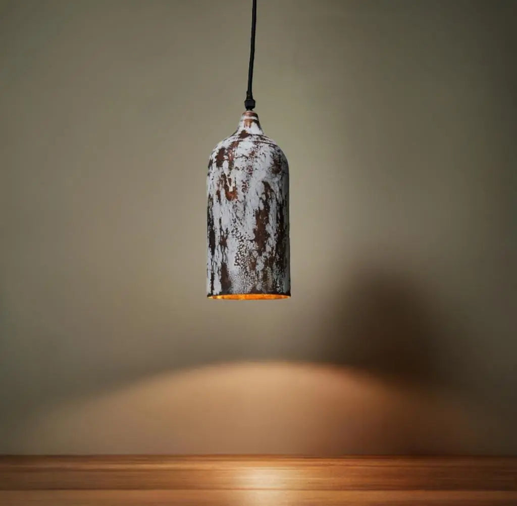 Handcrafted Vintage Copper Ceiling Lamp Rustic Pendant Light,Copper pendant light Soukdecor