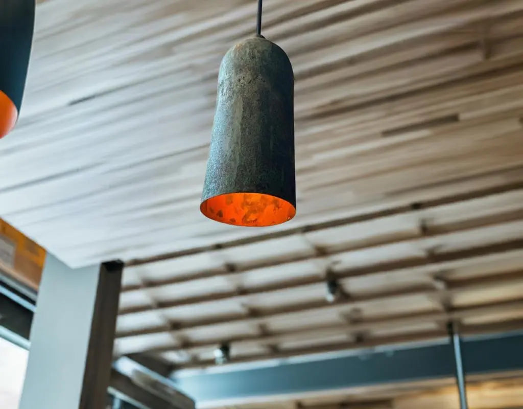 Handcrafted Copper Pendant Light, Vintage Rustic Ceiling Lamp for Dining Room,Kitchen Island Soukdecor