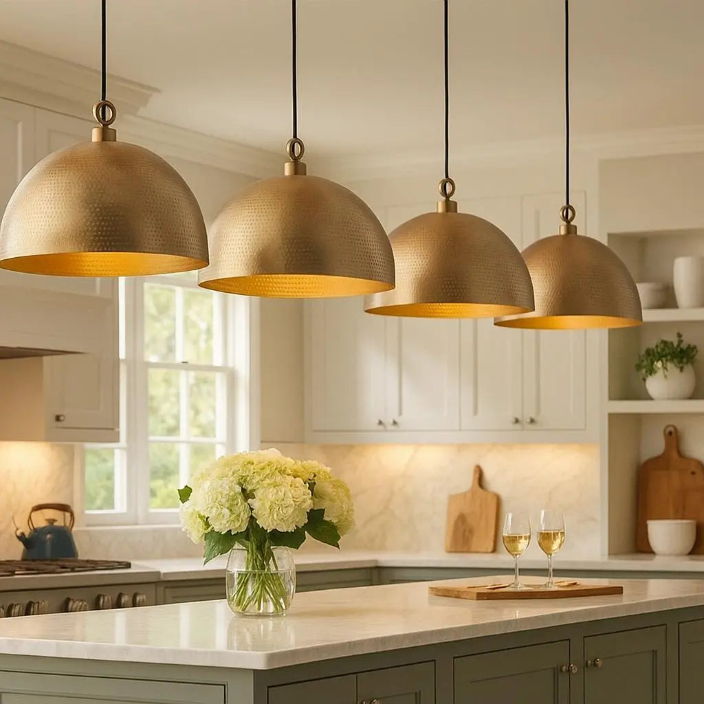 Oxidized Solid Brass Chandelier – Moroccan Dome Pendant Light – Handmade Antique Ceiling Lamp Soukdecor