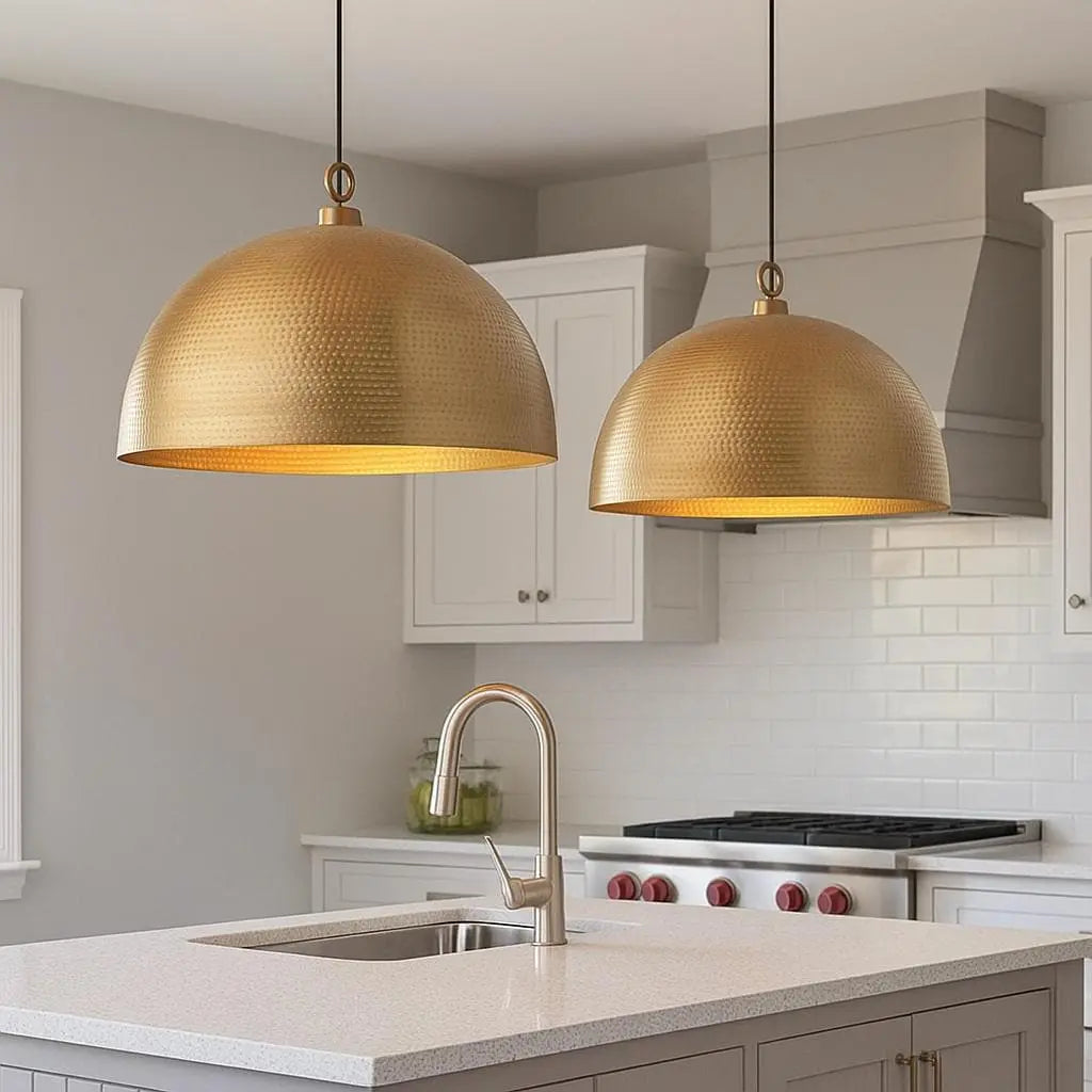 Oxidized Solid Brass Chandelier – Moroccan Dome Pendant Light – Handmade Antique Ceiling Lamp Soukdecor