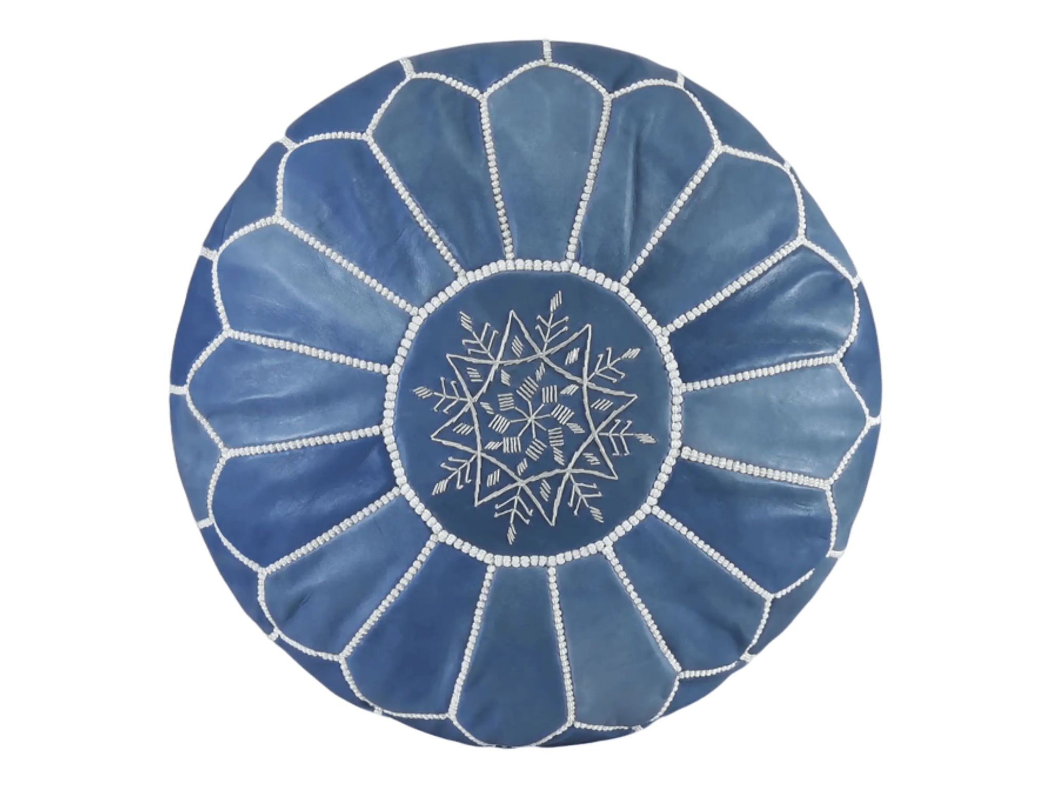 Moroccan  Round Pouf – Cozy Comfort in Earthy Elegance Soukdecor