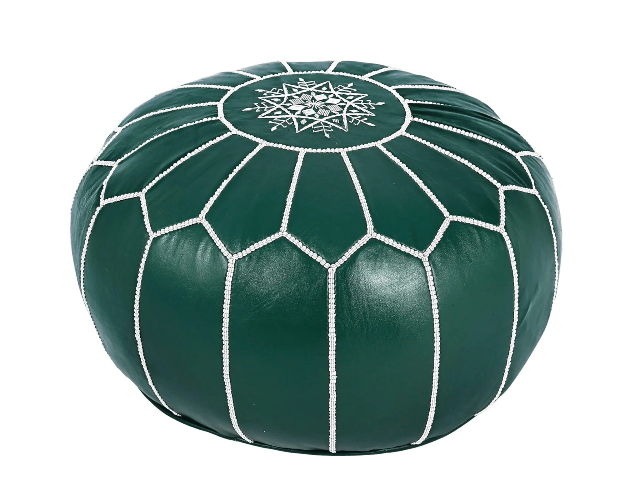 Moroccan  Round Pouf – Cozy Comfort in Earthy Elegance Soukdecor
