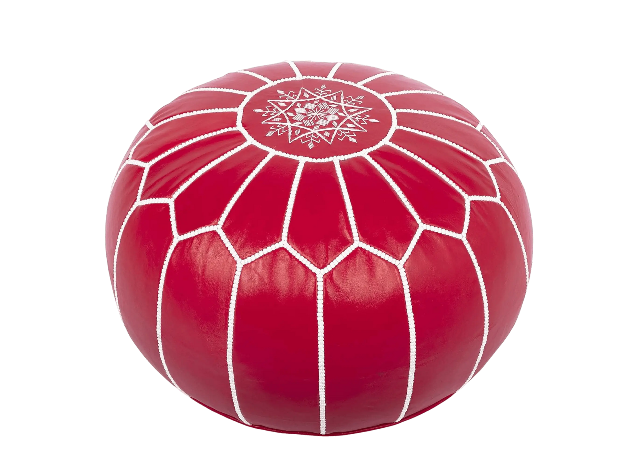 Moroccan  Round Pouf – Cozy Comfort in Earthy Elegance Soukdecor