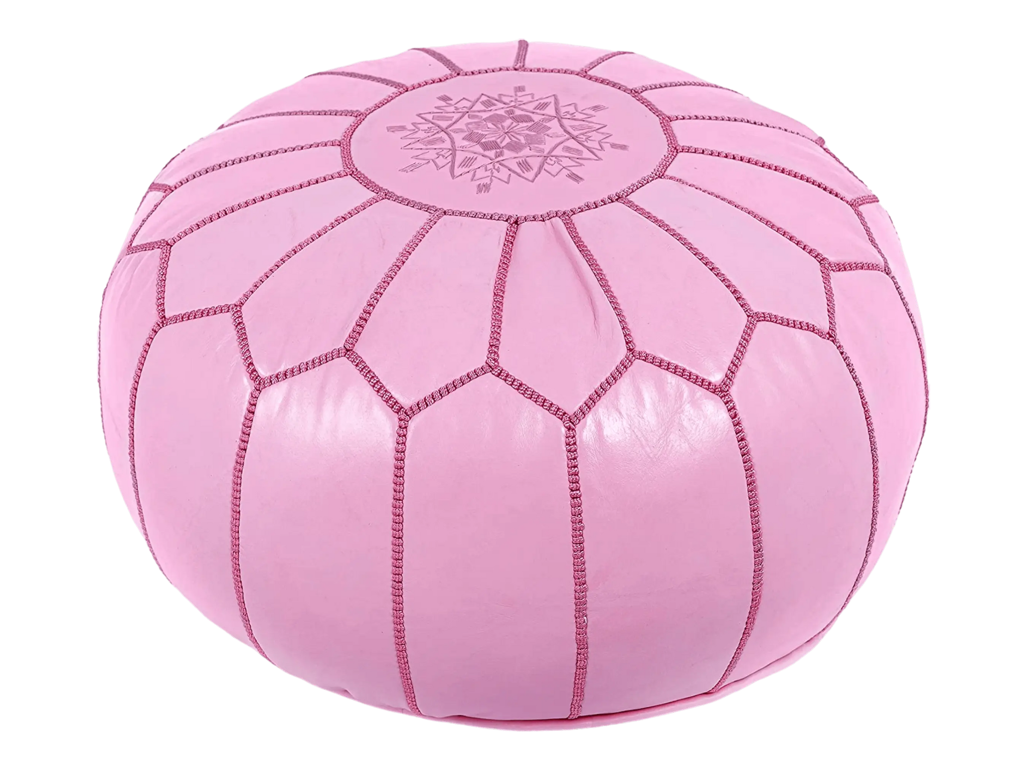 Moroccan  Round Pouf – Cozy Comfort in Earthy Elegance Soukdecor