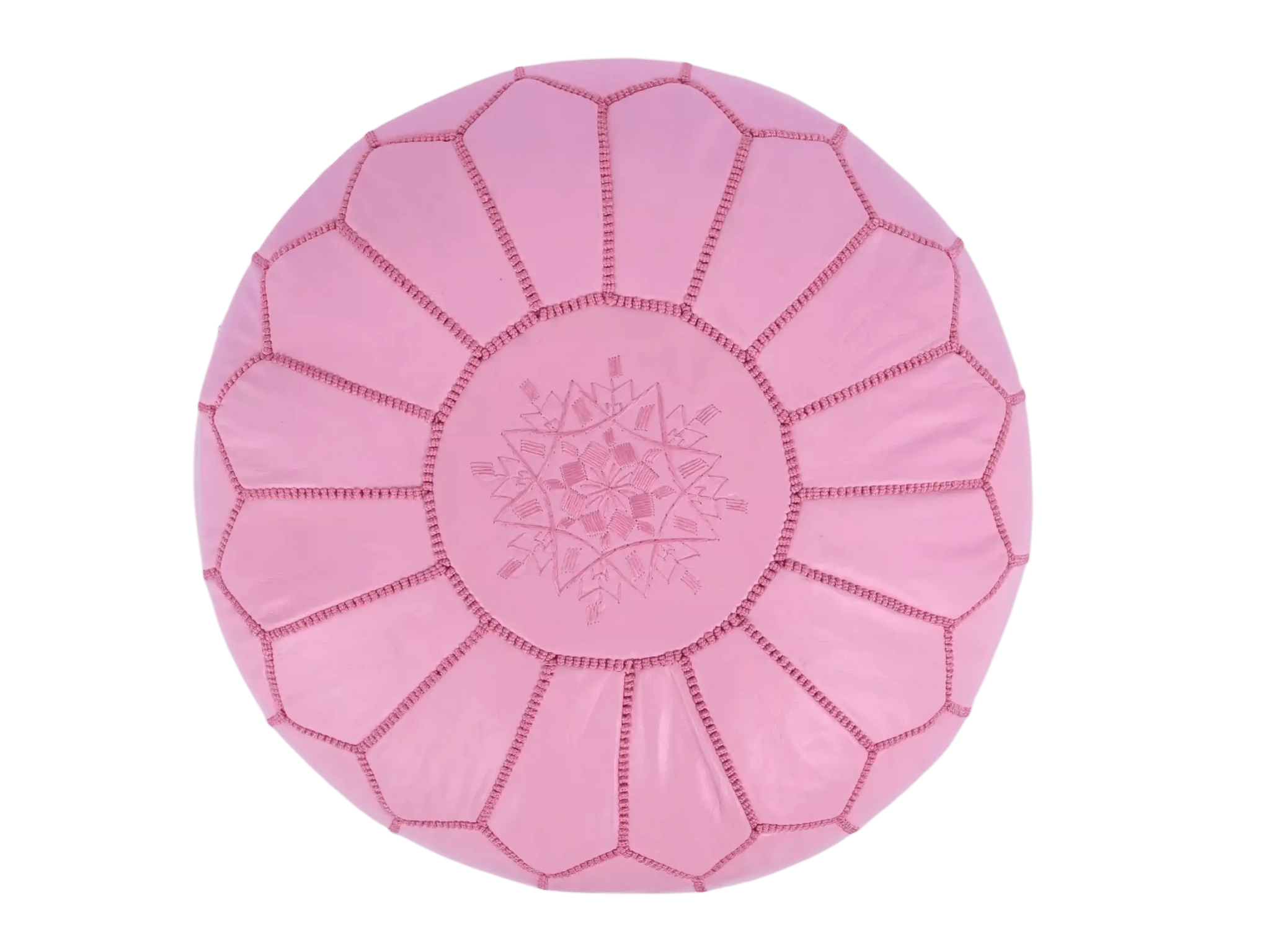 Moroccan  Round Pouf – Cozy Comfort in Earthy Elegance Soukdecor