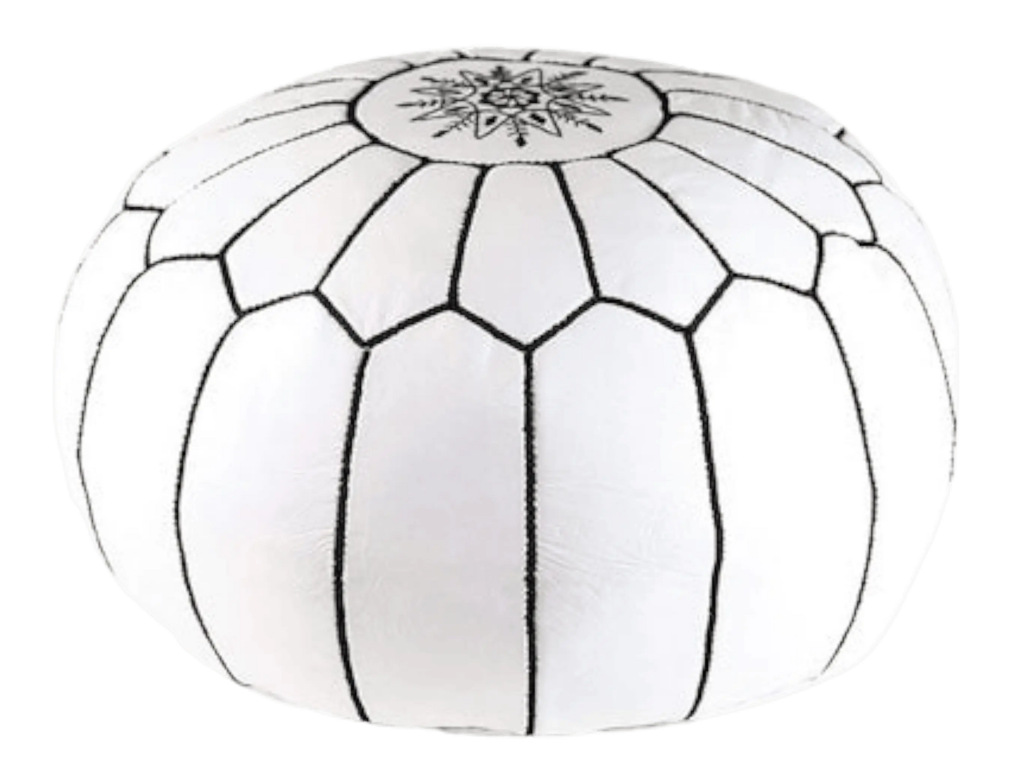 Moroccan  Round Pouf – Cozy Comfort in Earthy Elegance Soukdecor
